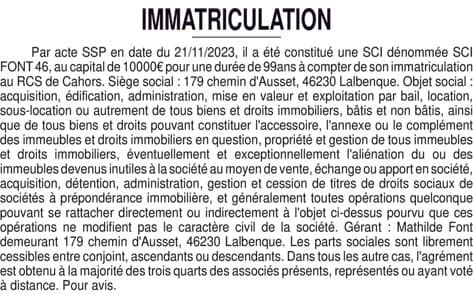 Contenu publication