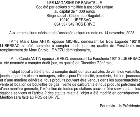 Contenu publication