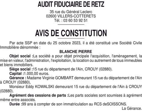 Contenu publication