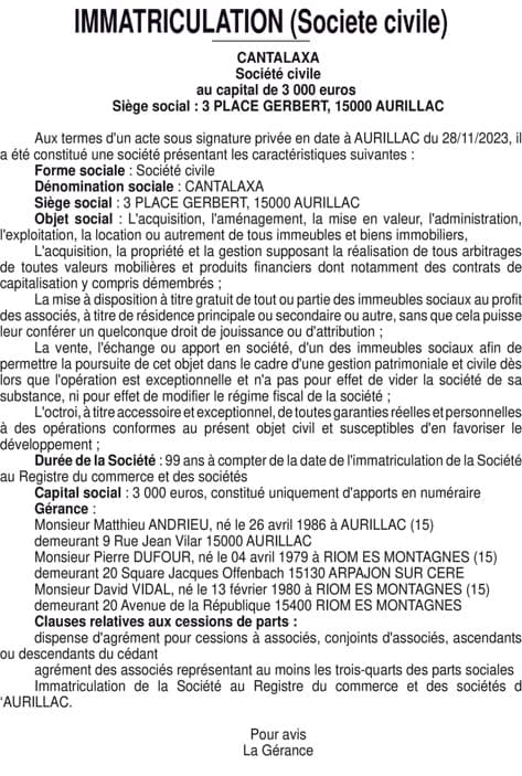 Contenu publication