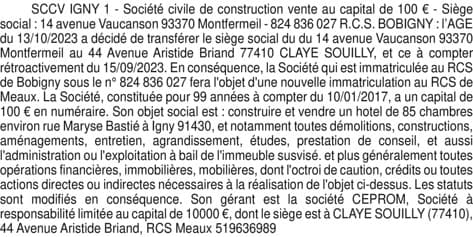Contenu publication
