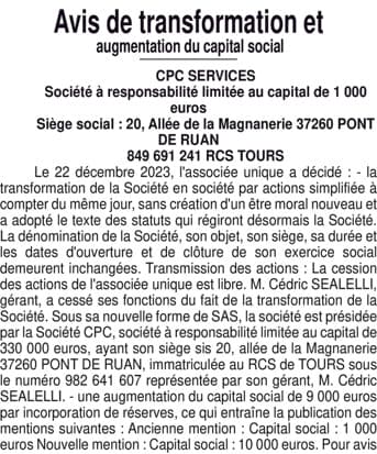 Contenu publication