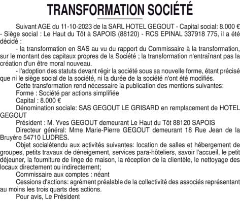 Contenu publication