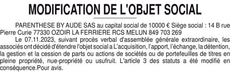 Contenu publication