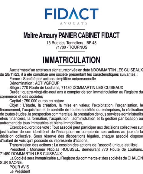 Contenu publication