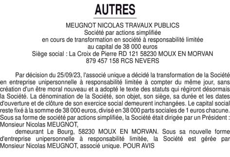 Contenu publication