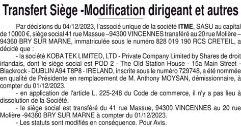Contenu publication
