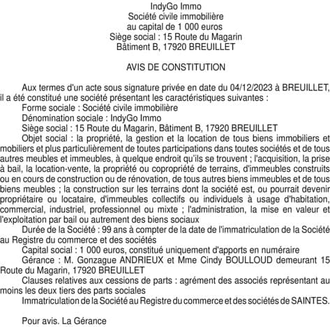 Contenu publication