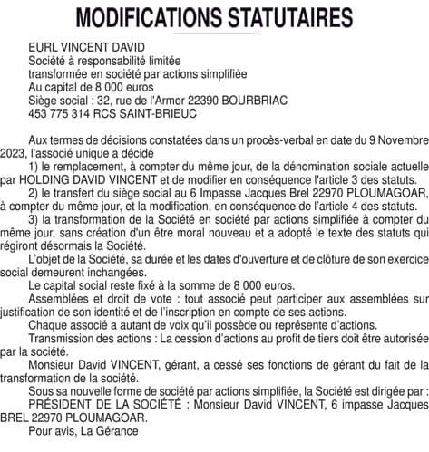 Contenu publication