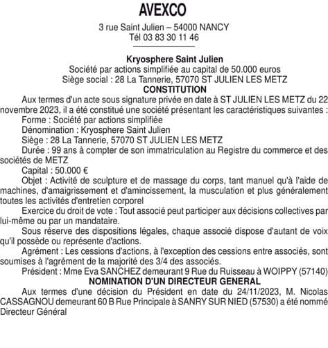 Contenu publication
