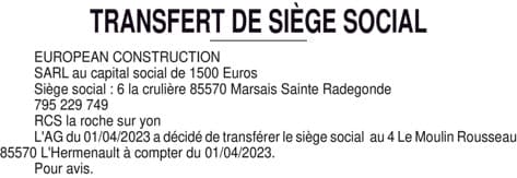 Contenu publication