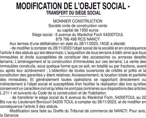Contenu publication