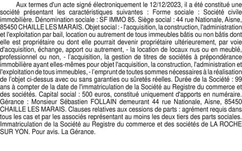 Contenu publication
