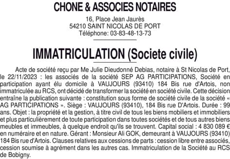 Contenu publication