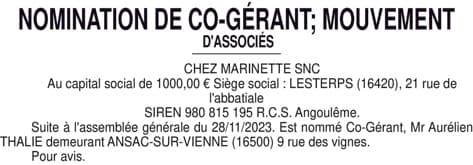 Contenu publication