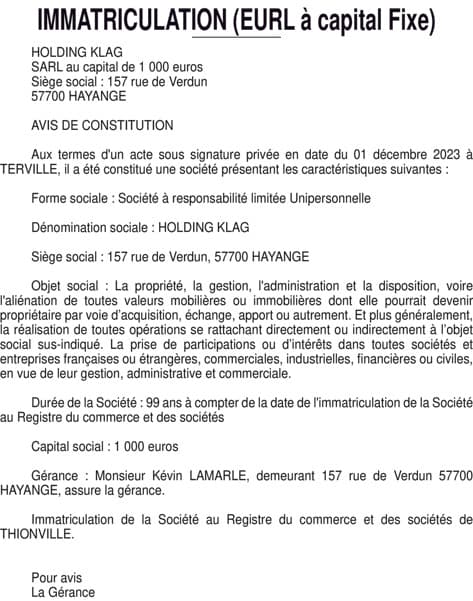 Contenu publication
