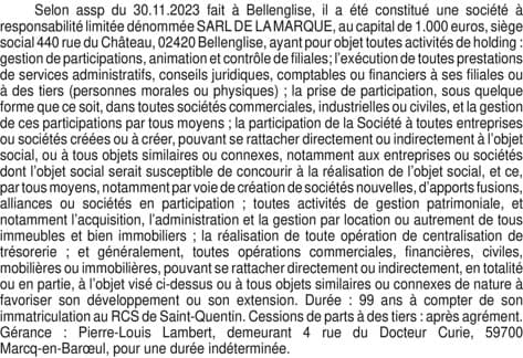 Contenu publication