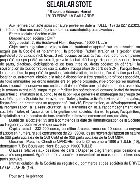Contenu publication