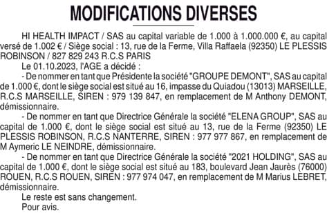 Contenu publication