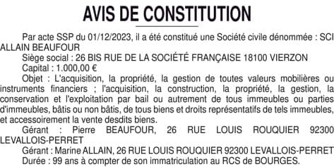 Contenu publication