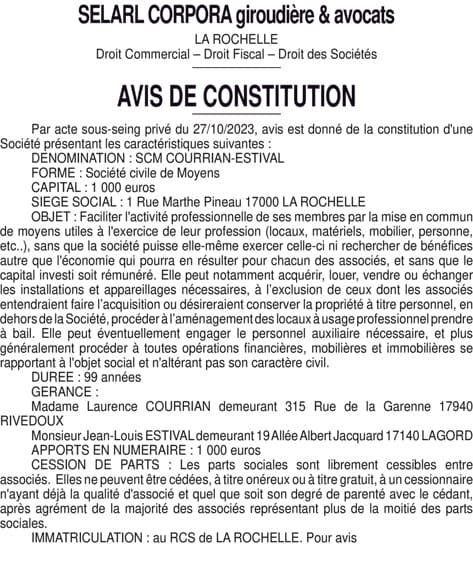 Contenu publication