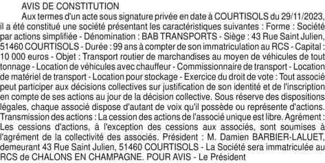 Contenu publication