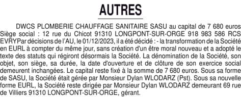 Contenu publication