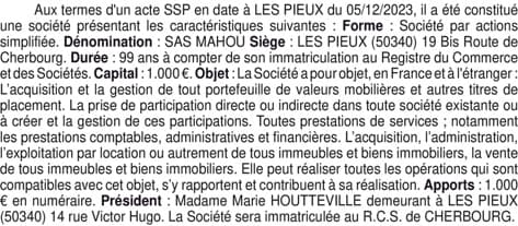 Contenu publication