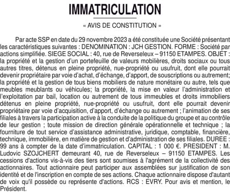Contenu publication