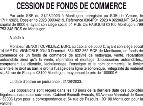 Contenu publication