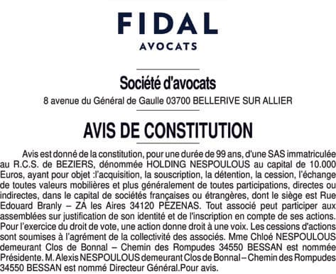 Contenu publication