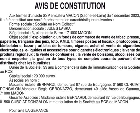 Contenu publication