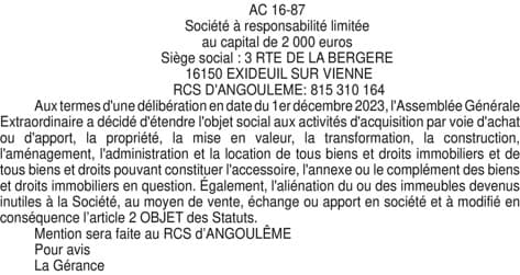 Contenu publication