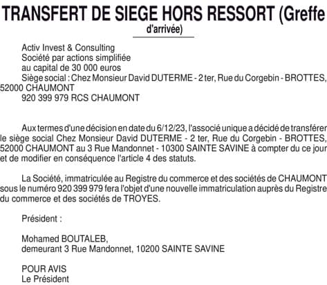 Contenu publication