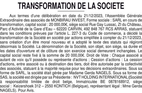 Contenu publication