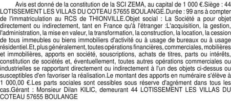 Contenu publication
