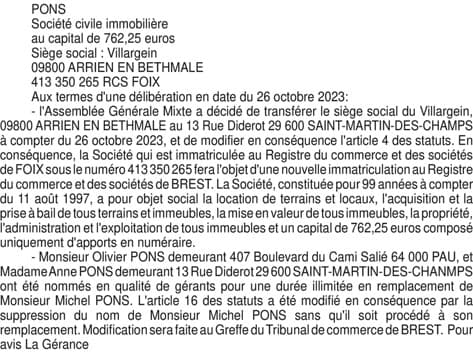 Contenu publication