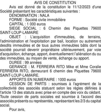 Contenu publication