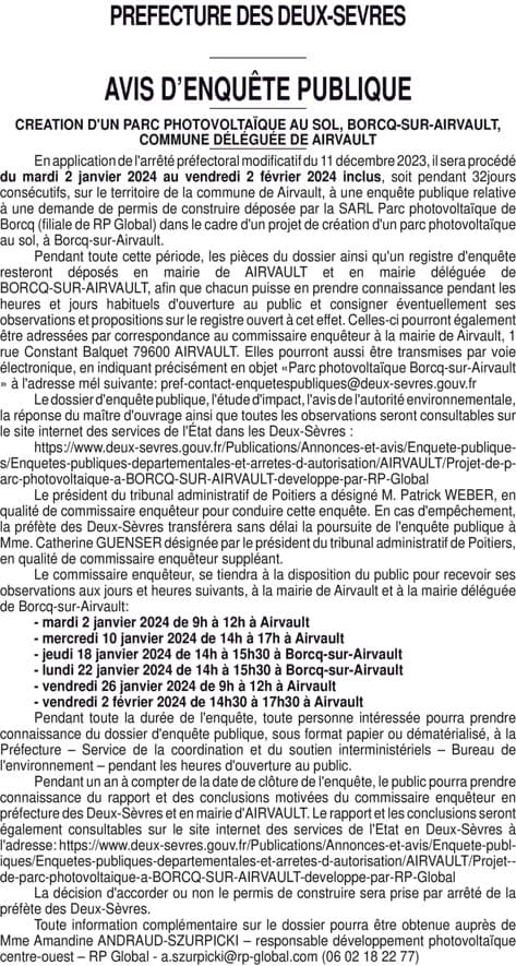 Contenu publication