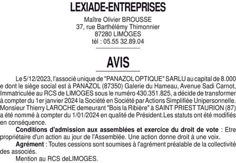 Contenu publication