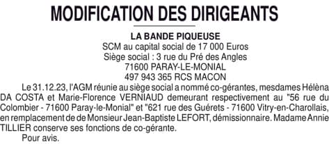 Contenu publication