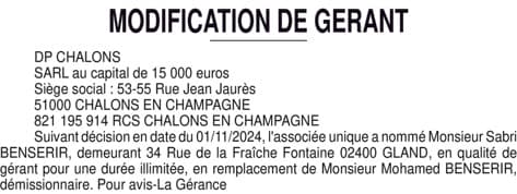 Contenu publication