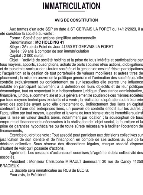 Contenu publication