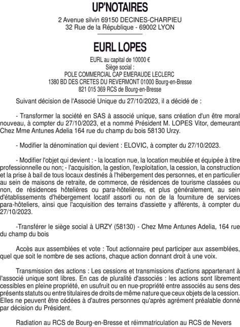 Contenu publication