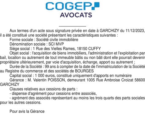 Contenu publication