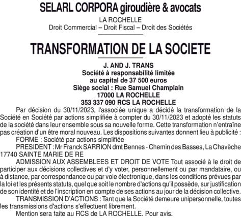Contenu publication
