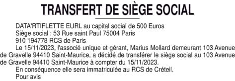 Contenu publication