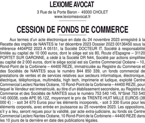 Contenu publication