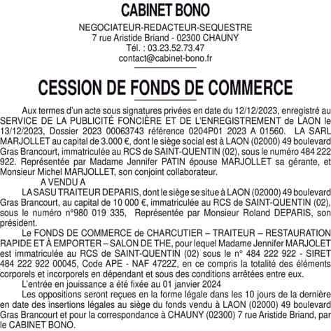 Contenu publication