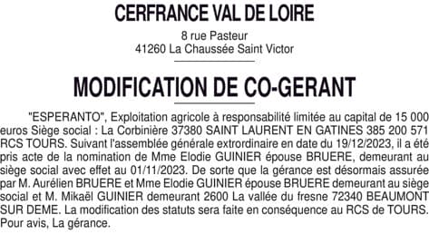 Contenu publication